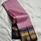 Preethi Varisaipet — Pure Silk Kanchipuram Saree
Dusty rose lilac body with gold zari buttas ✨
Navy korvai borders & violet brocade pallu
Silk Mark Certified ✅ | Free USA Shipping 🇺🇸 | Ships in 2 Weeks