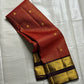 Amber Cocoa – Pure Kanchipuram Silk Saree
Warm cocoa-brown body with elegant zari kattam checks & buttas ✨
contrast border richly woven with zari motifs
zari pallu adorned with intricate patterns
Silk Mark Certified, ships in two weeks
