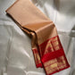 Mahi ✨
Golden-Beige Diamond Zari Kanchipuram Silk
Vermilion Red Rettapet Border with Elephant & Peacock Motifs
Grand Gold Zari Brocade Pallu
Silk Mark Certified | Handloom Heirloom