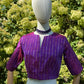 Banarasi pure silk  blouse - purple