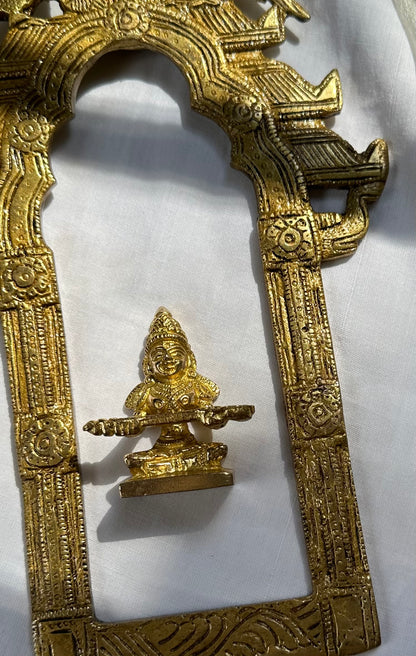 Solid Brass Annapoorani statue -2"