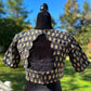 Black and gold butta blouse