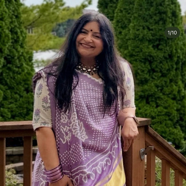Idam Living saree shared by a client on Instagram