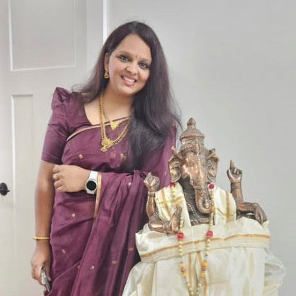 Idam Living saree shared by a client on Instagram