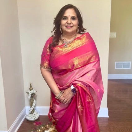 Idam Living saree shared by a client on Instagram