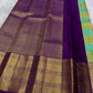 Saffron silk Bomkai panel with animal and floral figurals woven in gold zari — KanchiPattu close-up