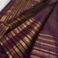 Pallu of the Kanjeevaram saree showing the full body Varisaipet intensifying in dense gold zari toward the hem