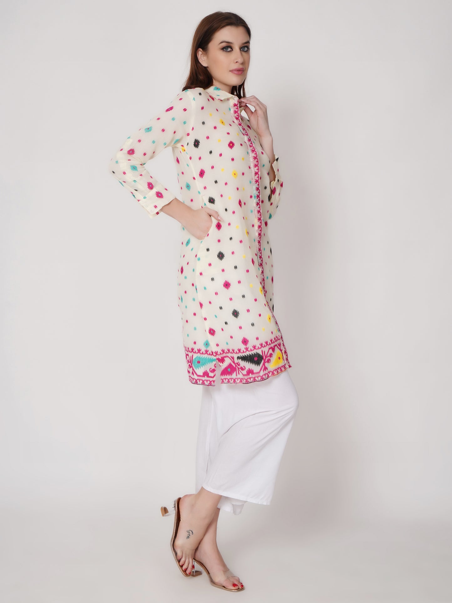 Jamdani Dress