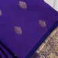 Vadamalli Yaanai – Pure Kanchipuram  (Light weight)l purple body with delicate gold zari floral medallion buttasOrnate yaanai procession borders with vine detailing in zariShips in two weeks silk mark certified