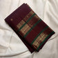 Deep Arakku Handwoven Pure Silk Kanjeevaram Rettapet Saree with Emerald Green Contrast Border – additional detail view 2