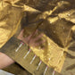 Antique Gold Tissue Silk Chanderi saree, handloom saree available online in the USA