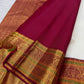 Banarasi-inspired ornate floral gold brocade in the Arakku Kanchipuram border