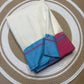 Handwoven Patteda Anchu Cotton Saree from Karnataka with Broad Double Border