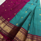Authentic KanchiPattu Butta saree – intricate zari border panels — Idam Living