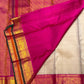 Sandalwood Taupe Pure Silk Kanjivaram Varisaipet Saree with Kamalam Motifs – view 5