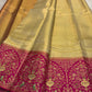 Banarasi inspired brocade kanchipuram rani pink – Idam Living Pure Silk Kanchipuram saree