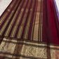 Tender Ilai Pachai Green Pure Silk Kanchi Pattu Peacock Butta Saree with Maroon Border – view 6