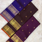 Annapakshi bird and floral creeper gold zari motifs on the border