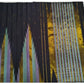 Black Handwoven Pure Silk Kanjipuram Saree with Multicolour Ettukol Temple Border
