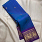Close Vadamalli border detail with elaborate floral classic-gold zari work on Pure Silk Kanchipuram.