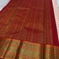 Blush Peach Kanjeevaram Saree — full drape, pure silk Kanchipuram handwoven — Idam Living