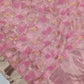 Blush pink Pure Silk Chanderi saree with woven vine jaal