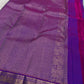 Full purple pallu display with zari woven field and a motif border panel on a Pure Kanchipuram silk saree, available in the USA.