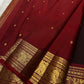 Midnight black Kanjeevaram silk saree with ornate pallu view