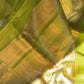 Chartreuse Glow – Pure Ektara Kora Banarasi Saree with Kadhua Sona-Roopa Bootas