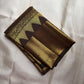 Chocolate Brown Handwoven Pure Silk Kanchi Pattu Saree with Vairaoosi and Gold Zari Border