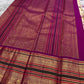 Classic Ivory Kanjipuram Saree — full drape, pure silk Kanchipuram handwoven — Idam Living