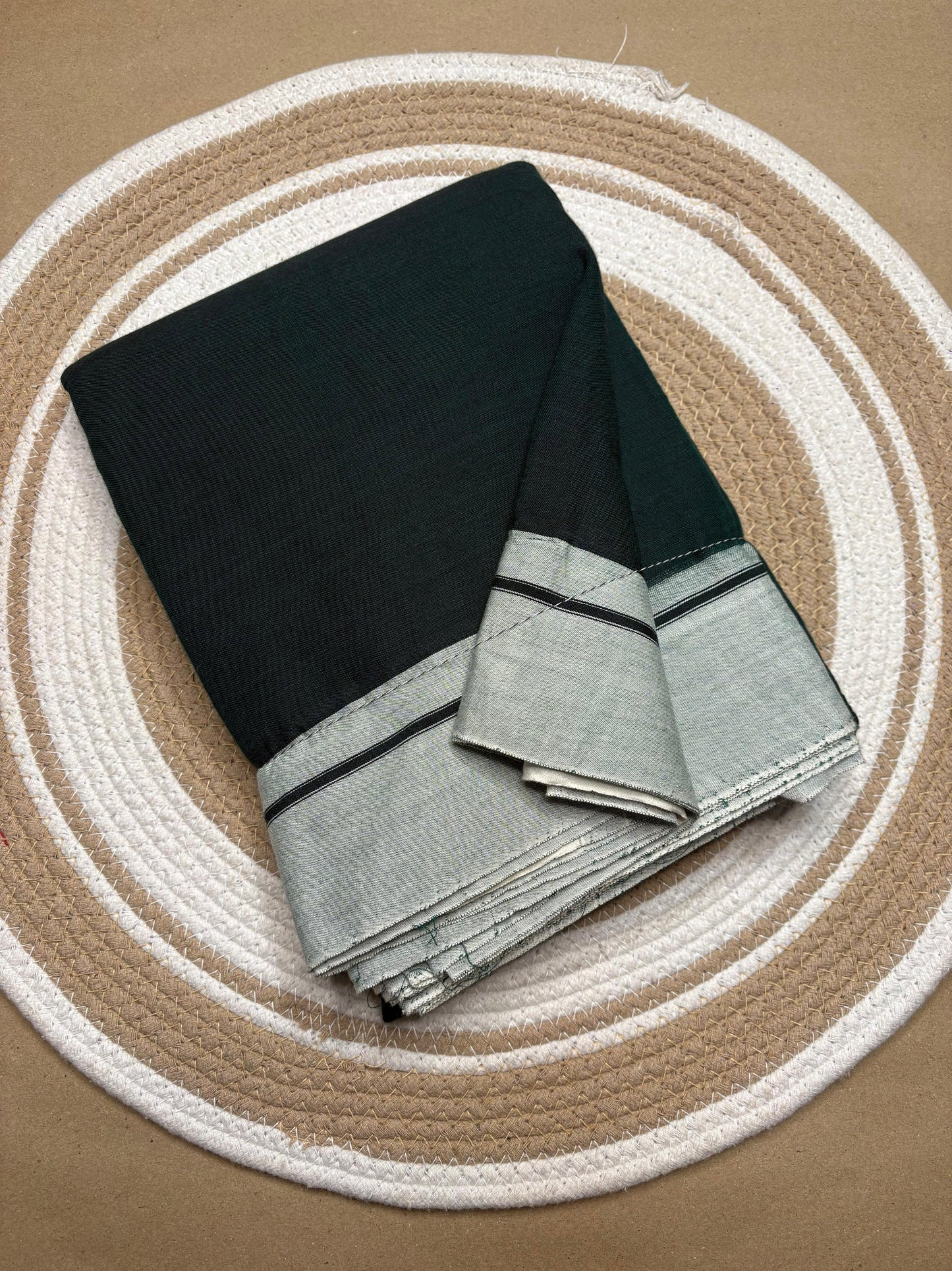 Authentic Handwoven Patteda Anchu Cotton Saree