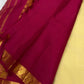 Cream Kancheepuram vintage Korvai silk saree