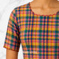 Custom Made Multicolor Checks pure Handwoven  cotton Blouse (Made to Measure)