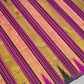 Dark chocolate brown and magenta Kanjivaram silk saree, full front view