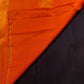 Deep Paaku Brown Handwoven Pure Silk Kanjipuram Saree with Malli Moggu Zari Buttas and Burnt Orange Border