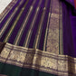 Deep Arakku Maroon Handwoven Pure Silk Kancheepuram Butta Saree with Yaanai Gold Zari Border