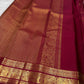 Arakku Vairaoosi Kancheepuram saree with vertical zari stripes