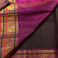 Deep Cinnamon Brown Kanjipuram Saree — full drape, pure silk Kanchipuram handwoven — Idam Living