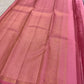 Deep Cocoa Brown handwoven pure silk Kancheepuram Butta saree — included self-colour blouse piece — Idam Living