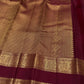 Maroon Rettapet Kancheepuram Butta saree