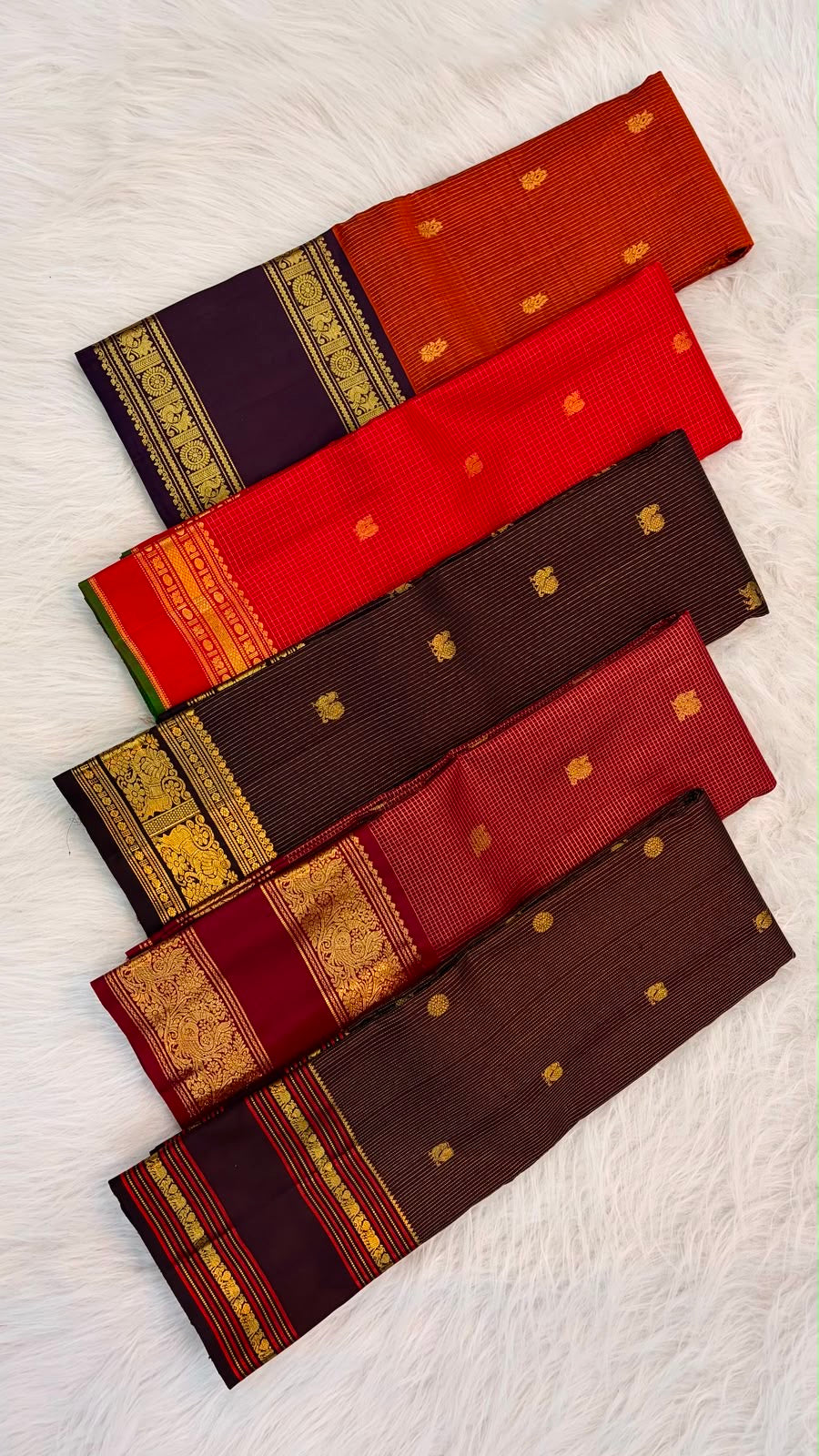 Deep Maroon Handwoven Pure Silk Kanjivaram Saree with Zari Kattam Butta and Vanasringaram Floral Border