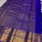 Broad Kanchipuram border with repeating Yaanai elephant motifs woven in warm classic gold zari.