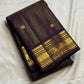 Kanchana Brown-Purple Vairaoosi Kanjivaram Silk Saree with Zari Border