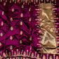 Full Deep Vadamalli Purple Pattu Silk Chanderi saree with detailed border and luminous metallic pallu