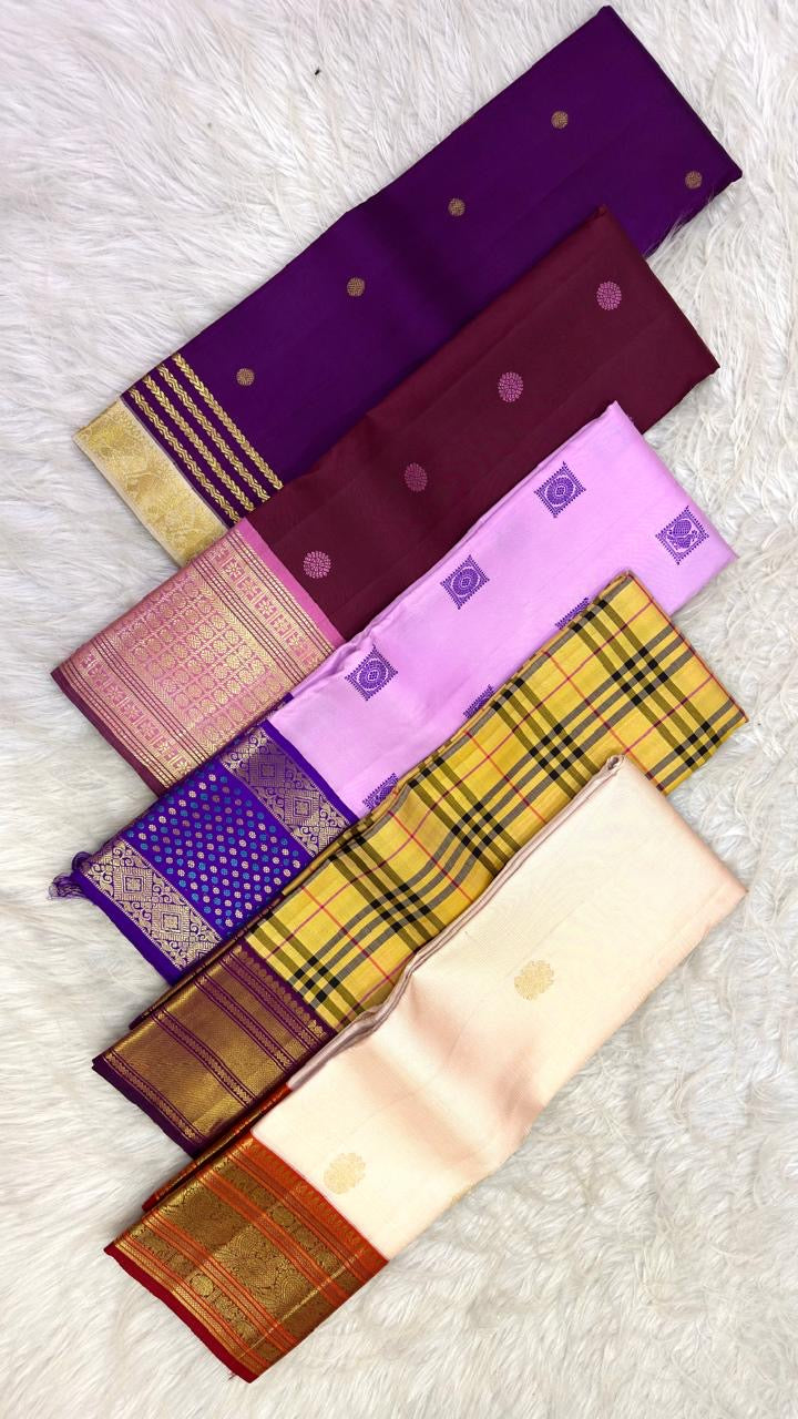 Diwali pure silk Kanchipuram saree offer from Idam Living