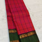 Double Shade Pink Pure Silk Kanchipuram Saree Kanchi Kattam