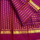 Elephant procession pallu on Vadamalli Pink Kanjeevaram silk saree - Idam Living