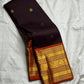 Pure Kanjivaram silk saree with Mayil Chakram butta and traditional gold zari