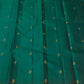 Emerald Green Handwoven Pure Silk Kancheepuram Saree with Vermilion Red Korvai Border